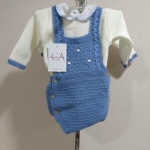 Conjunto lana peto azul 372671