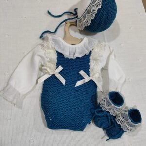 conjunto hecho a mano hilo